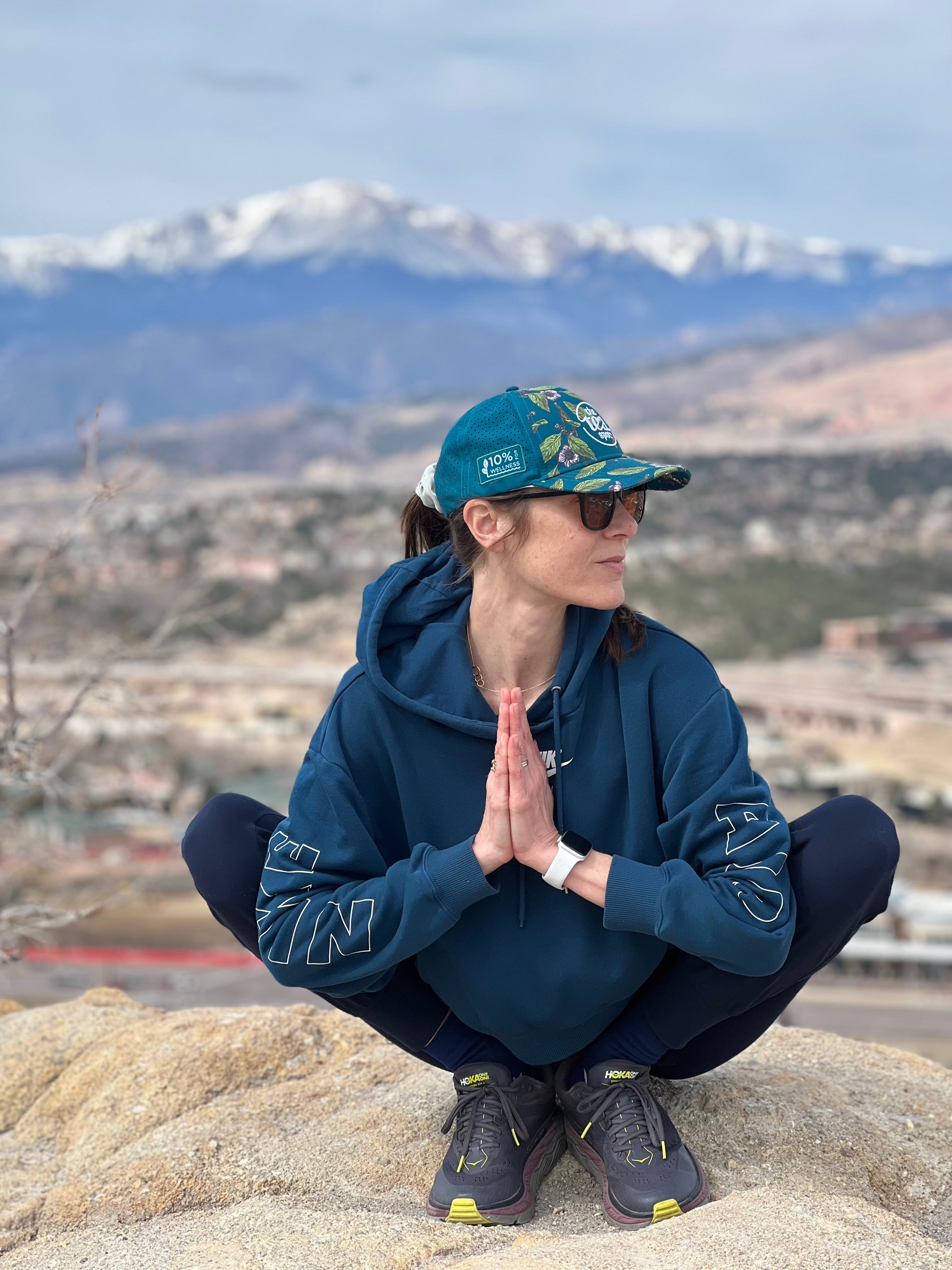 Sara Jean Johnson meditating